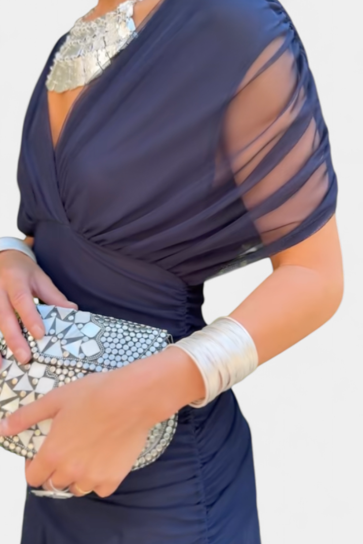 Elegant Off-Shoulder Evening Dress - Plus Size Formal Gown for Weddings 10