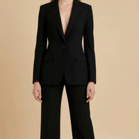 Elegant Women's Suit Set - Tailored Blazer & Wide-Leg Pant Suit for Women 3