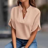 Elegant V-Neck Women’s Blouse
