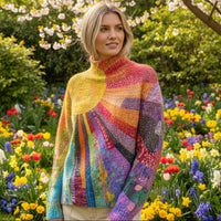 Evelyn | Artistic Winter Sweater in Multicolor for Warmth and Style 0