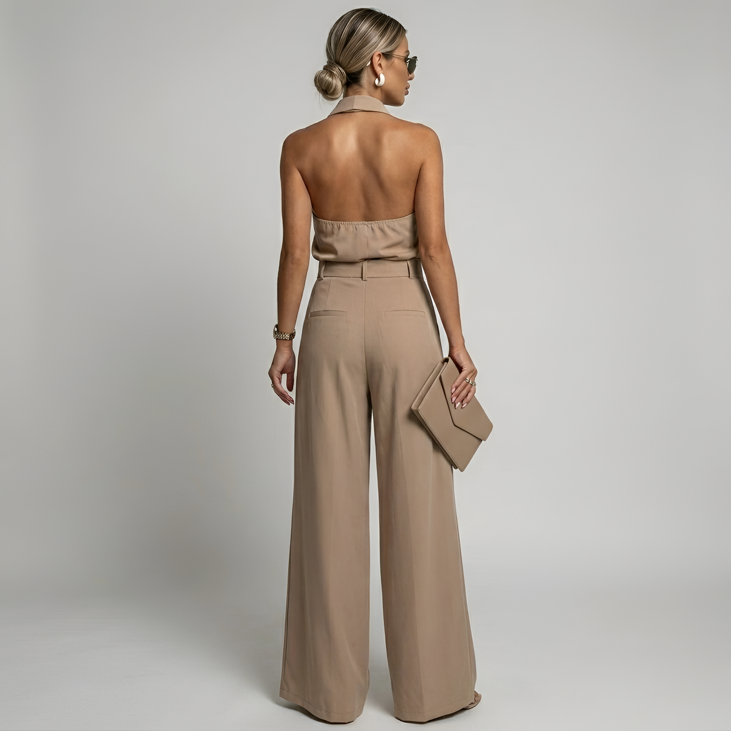 Women’s Elegant Palazzo Jumpsuit