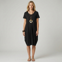 Women’s Casual V-Neck Midi Dress
