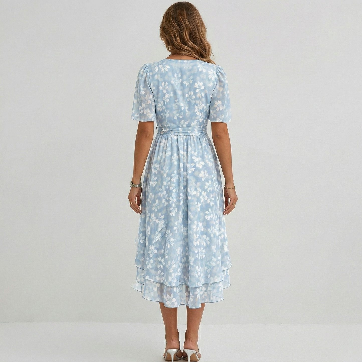 Women’s Floral V-Neck Summer Dress