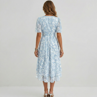 Women’s Floral V-Neck Summer Dress