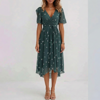 Women’s Floral V-Neck Summer Dress