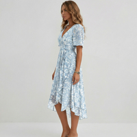 Women’s Floral V-Neck Summer Dress