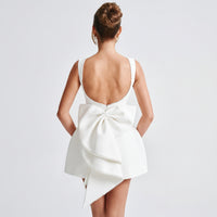 Grace | Structured Mini Cocktail Dress for Elegant Wedding Guest Style 8