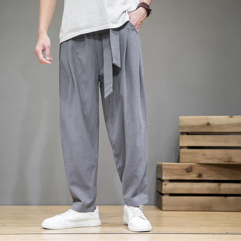Blake | Linen Essential Loose Fit Pants