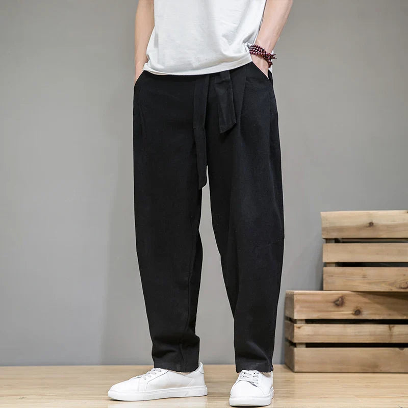 Blake | Linen Essential Loose Fit Pants