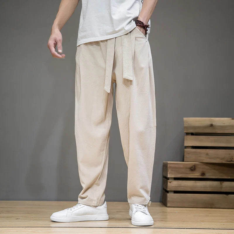 Blake | Linen Essential Loose Fit Pants