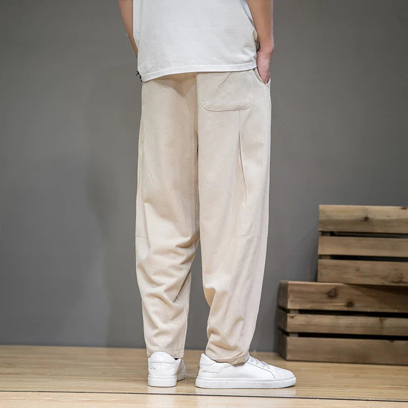 Blake | Linen Essential Loose Fit Pants