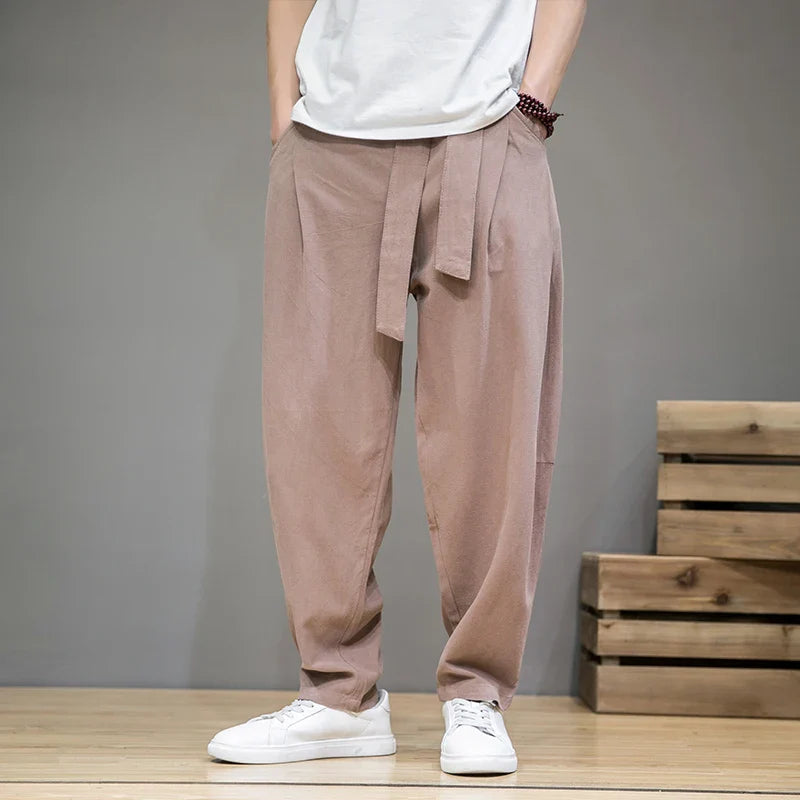 Blake | Linen Essential Loose Fit Pants