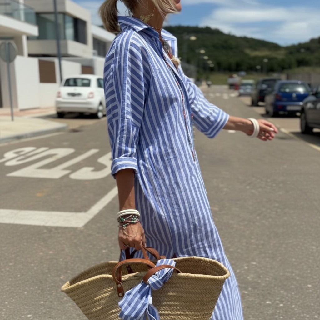 Harper | Timeless Striped Summer Dress in Lightweight Fabric for Effortless Style 2