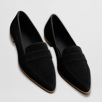 Helen | Elegant Black Loafers with Soft Suede Comfort and Stylish Support 2