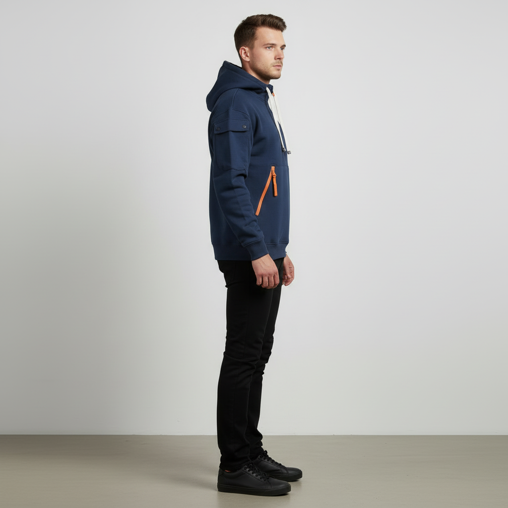 Vantor | Everyday Hoodie with Functional Zip Pockets