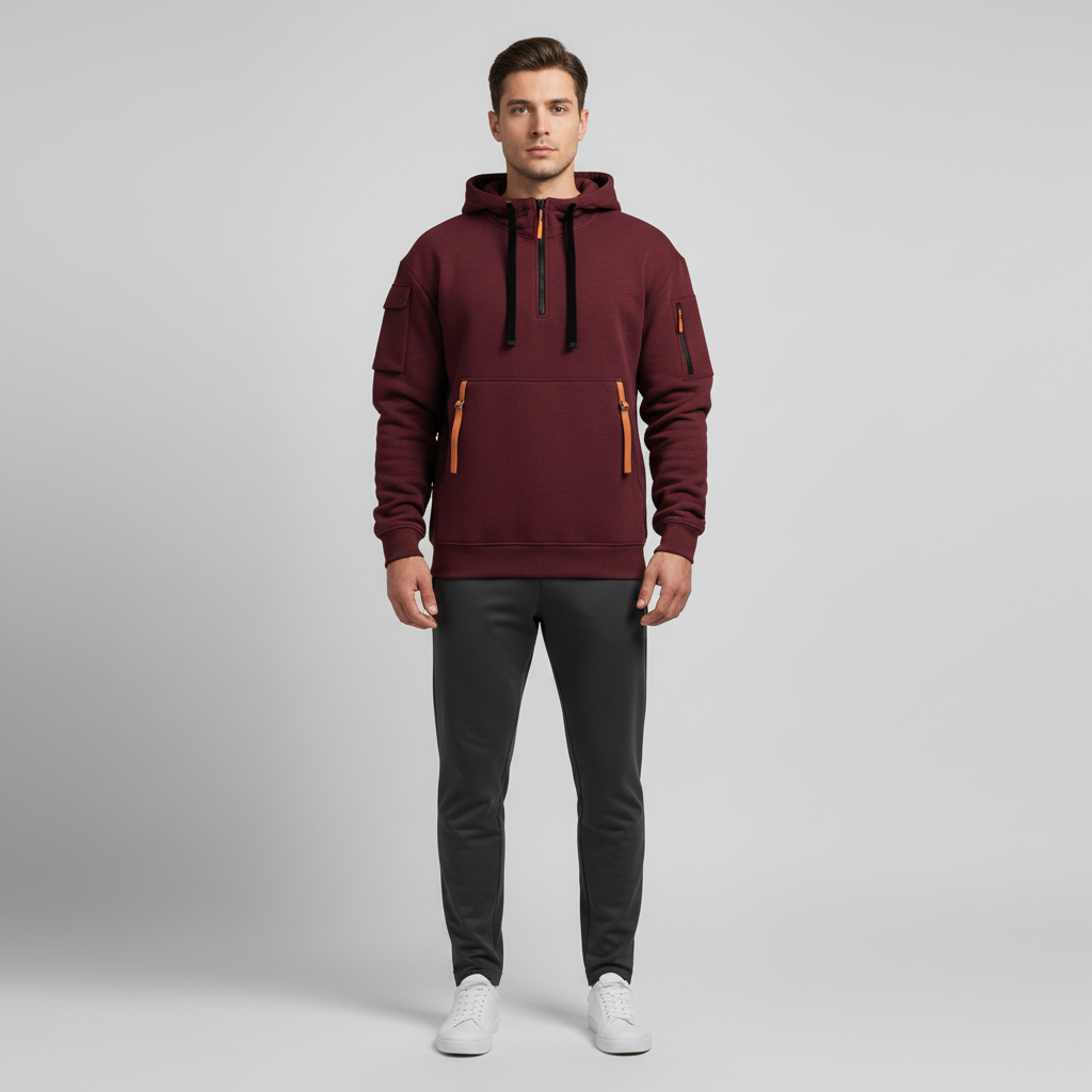 Hugo | Modern Hoodie with Zipper Pockets for Comfort and Style 5