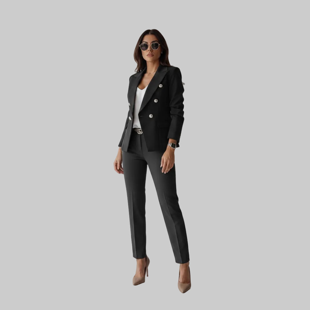 Ismay | Elegant Double-Breasted Suit for Effortless Style and Confidence 0