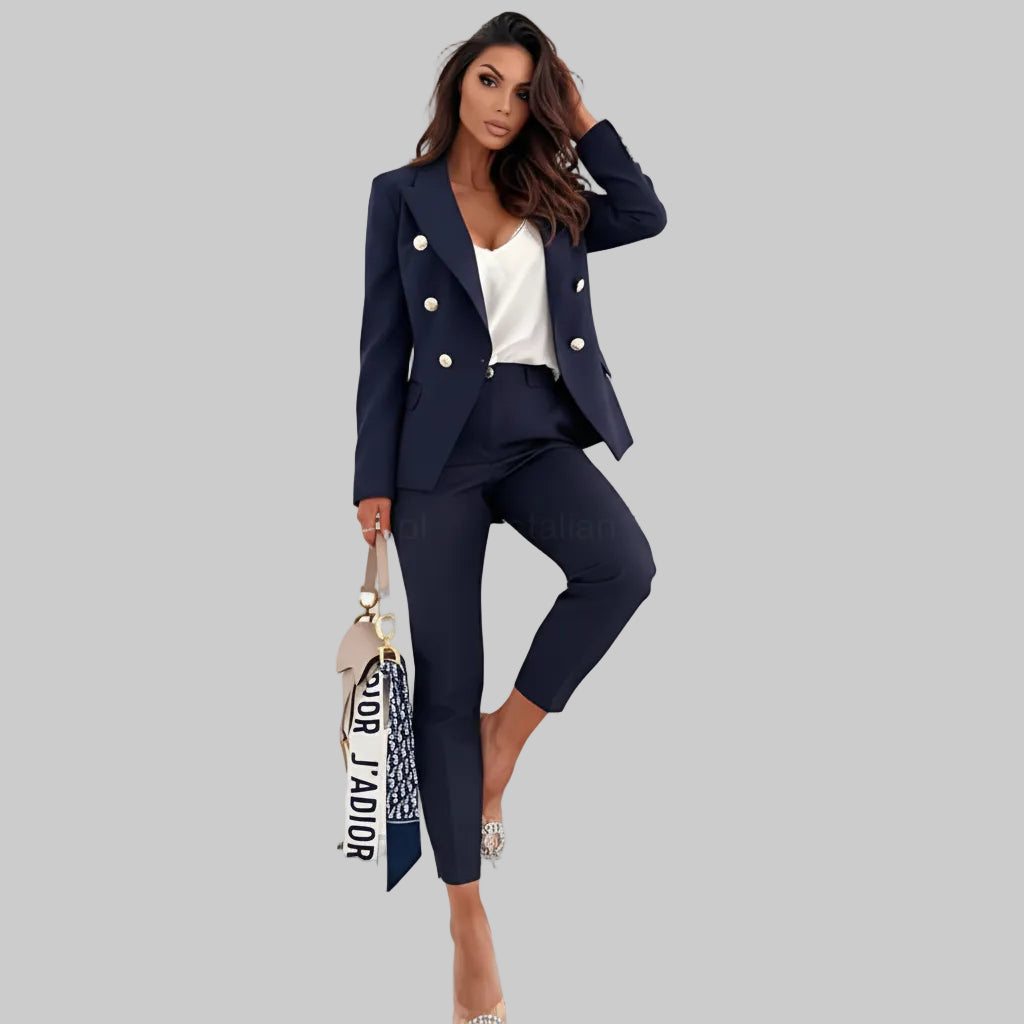 Ismay | Elegant Double-Breasted Suit for Effortless Style and Confidence 8