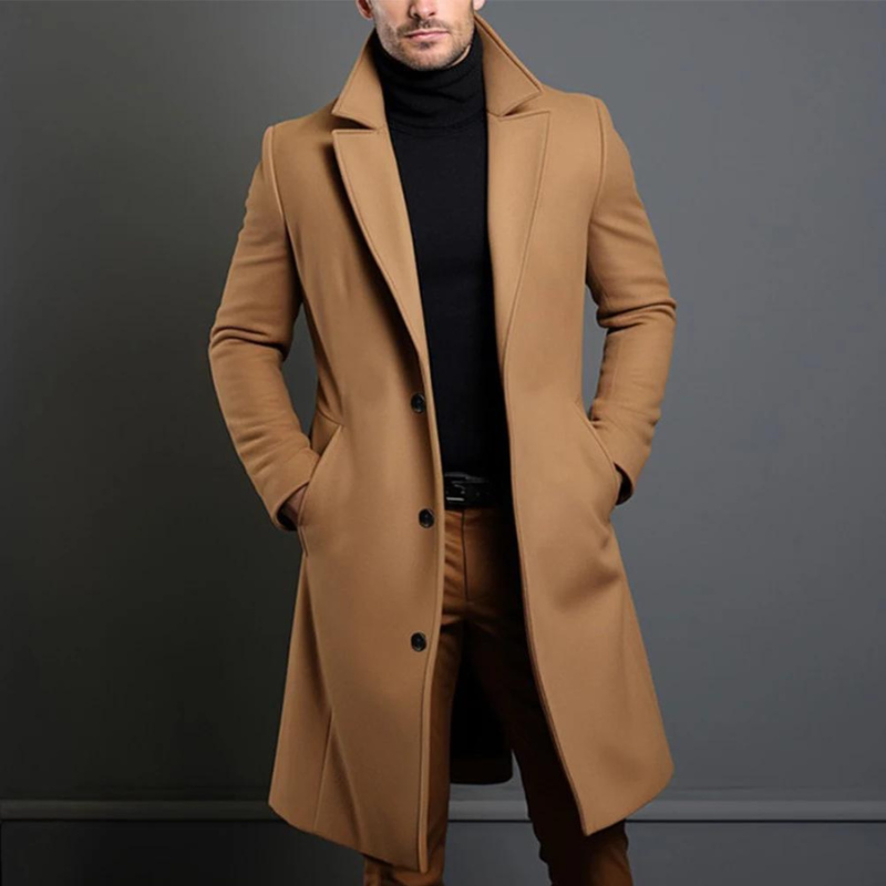 | Elegant Spring Coat with Premium Tailored Finish