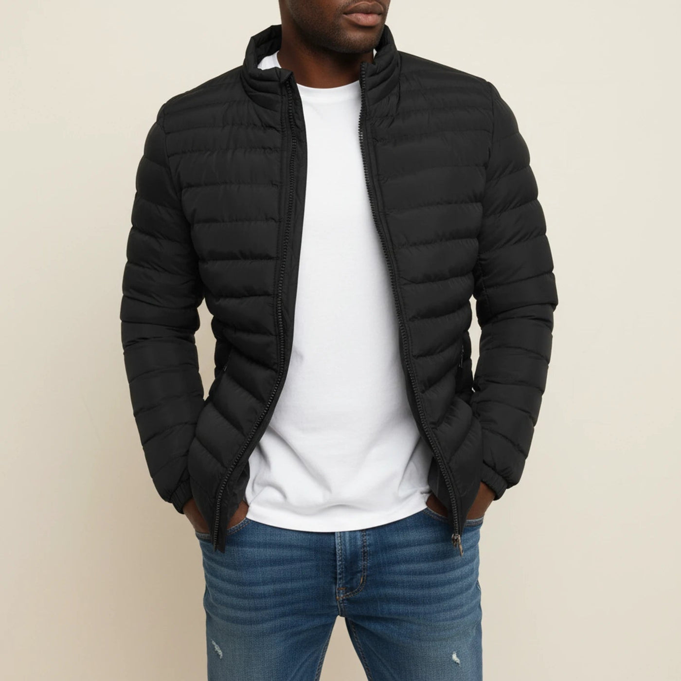 Liam | Lightweight Black Puffer Jacket for Versatile Style and Comfort 0