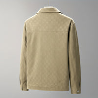 Mavrick | Tailored Checkered Suede Jacket for Modern Elegance 7