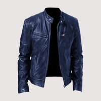 Mitchell | Classic Black Leather Bomber Jacket for Timeless Style and Comfort 3