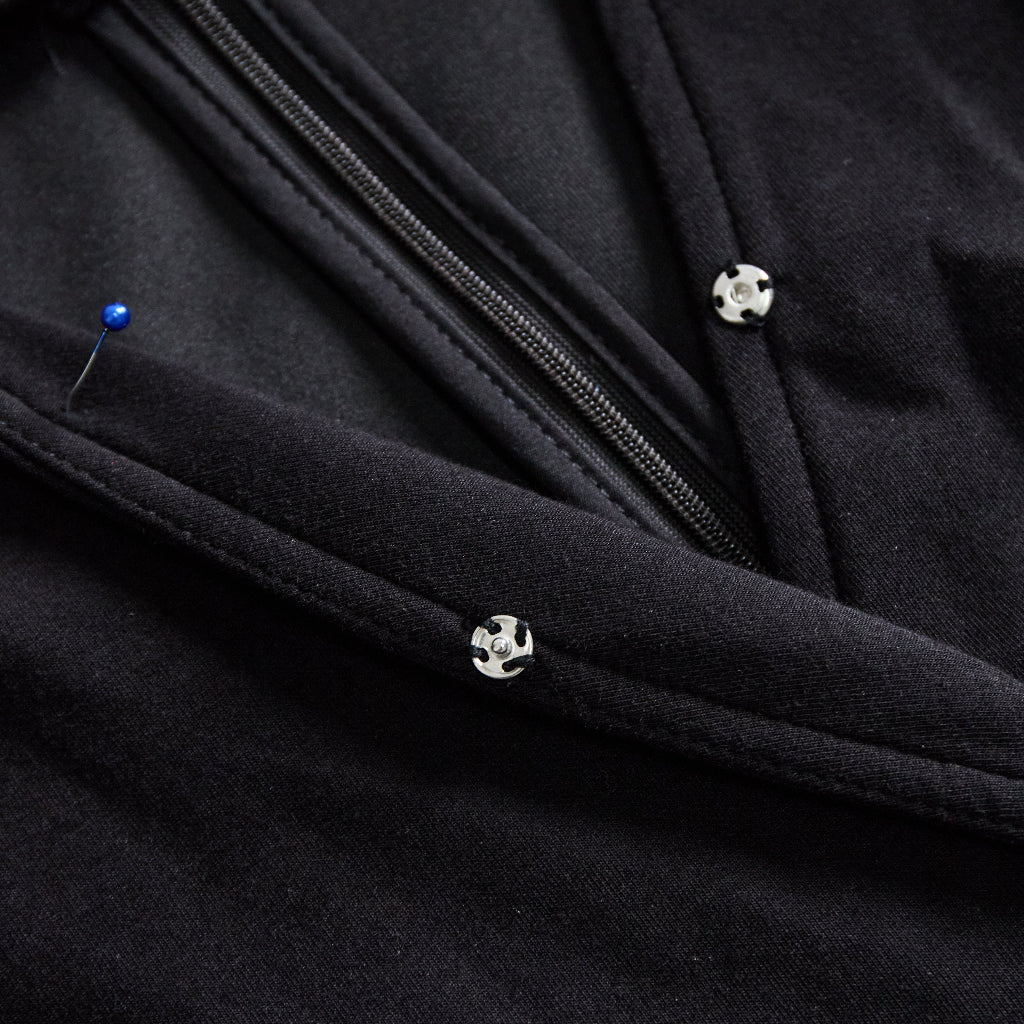 Moira | Elegant Burgundy Wrap-Style Midi Dress for Wedding Guests and Cocktail Events 6