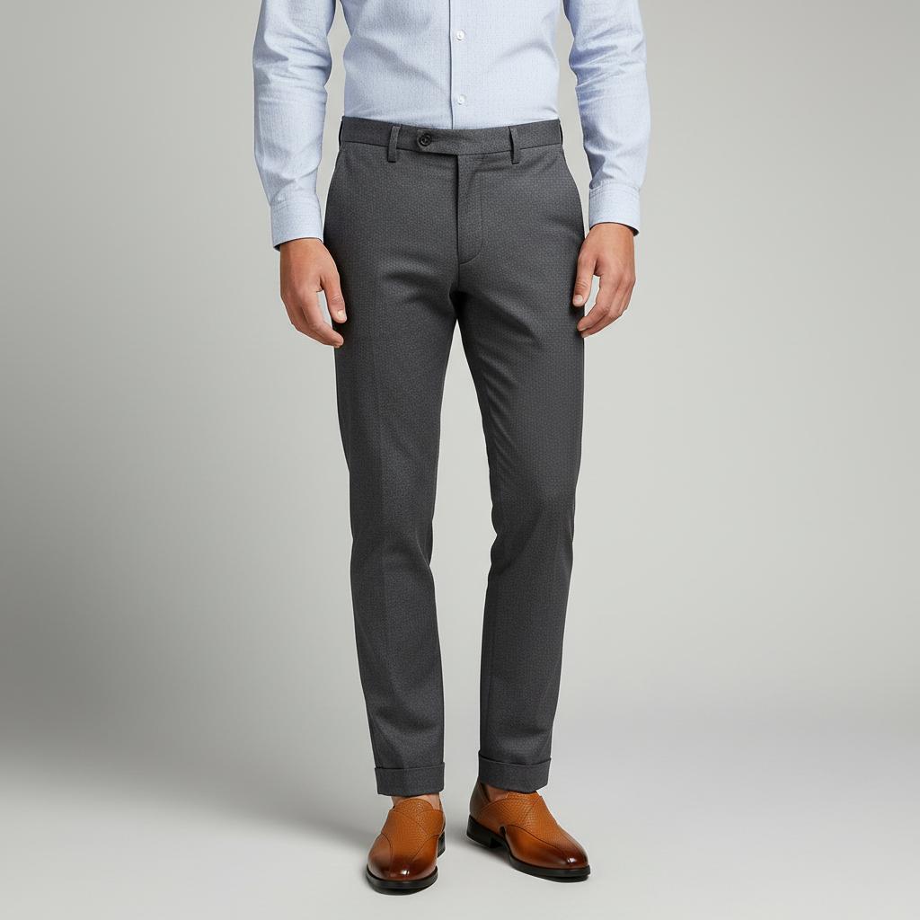 Panache | Sleek Black Loafers with Textured Weave for Effortless Elegance 1