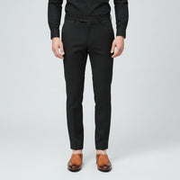 Panache | Sleek Black Loafers with Textured Weave for Effortless Elegance 6