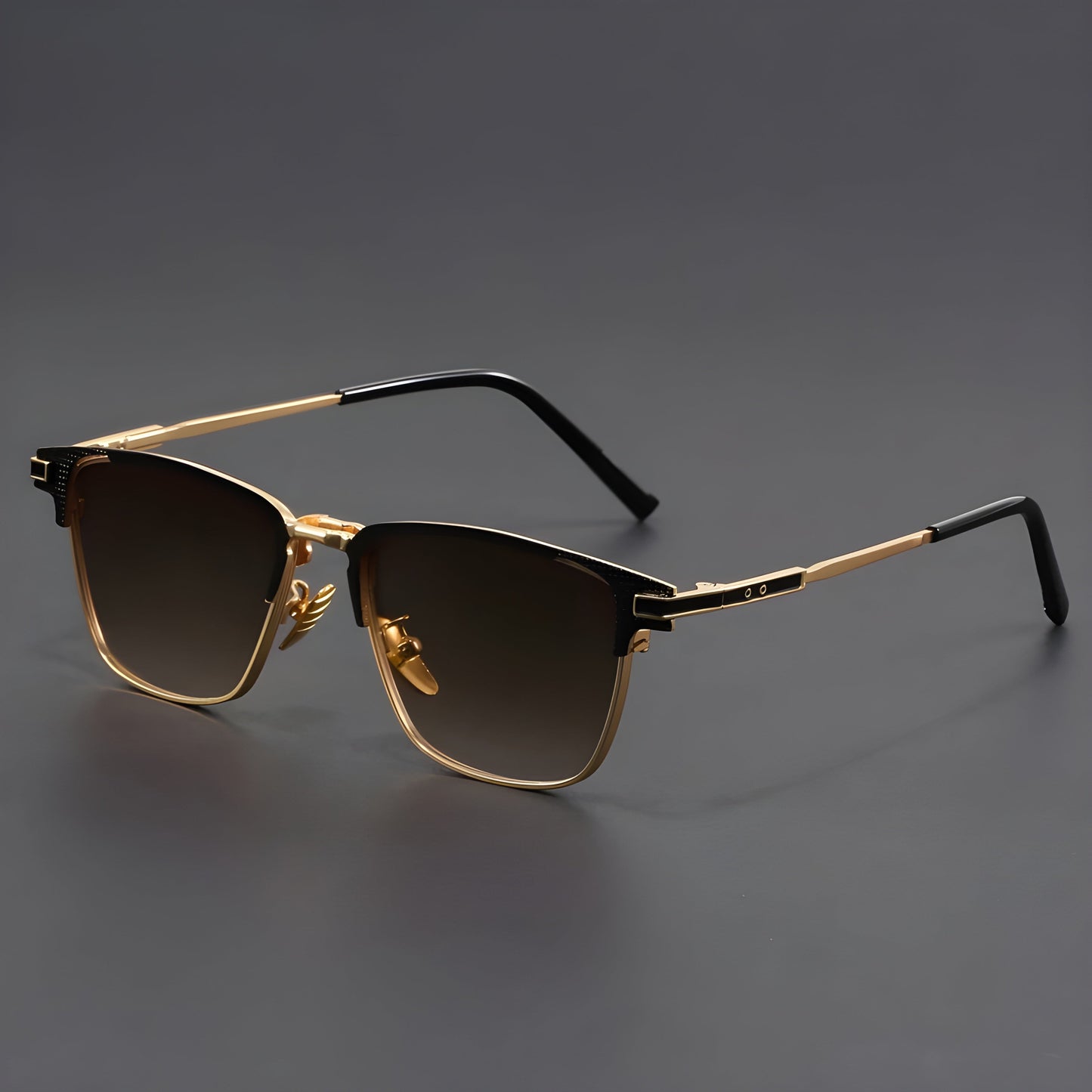 Christopher | Half-Frame Polarized Sunglasses