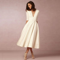 Women’s Elegant Flowing Midi Dress