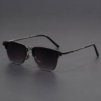 Christopher | Half-Frame Polarized Sunglasses