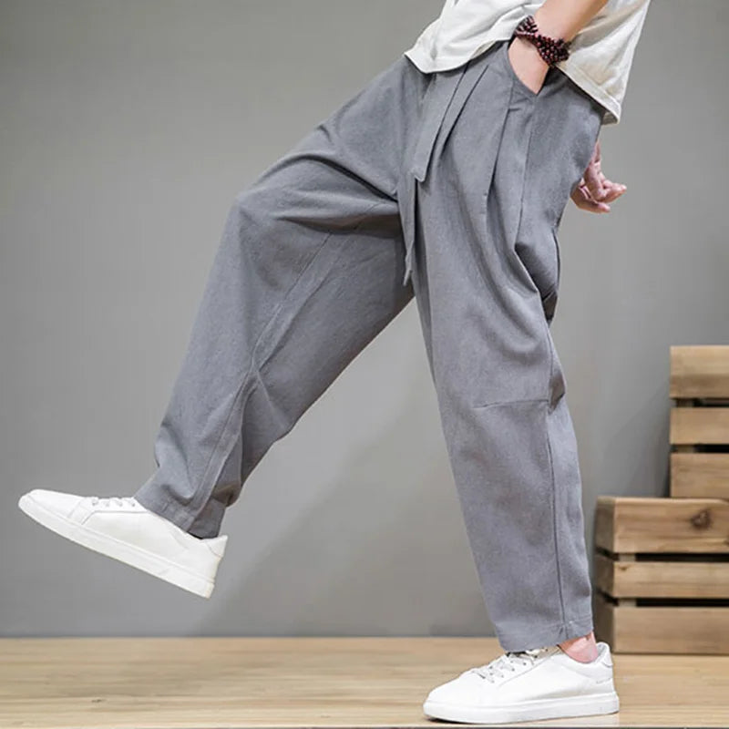 Blake | Linen Essential Loose Fit Pants