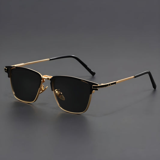 Christopher | Half-Frame Polarized Sunglasses
