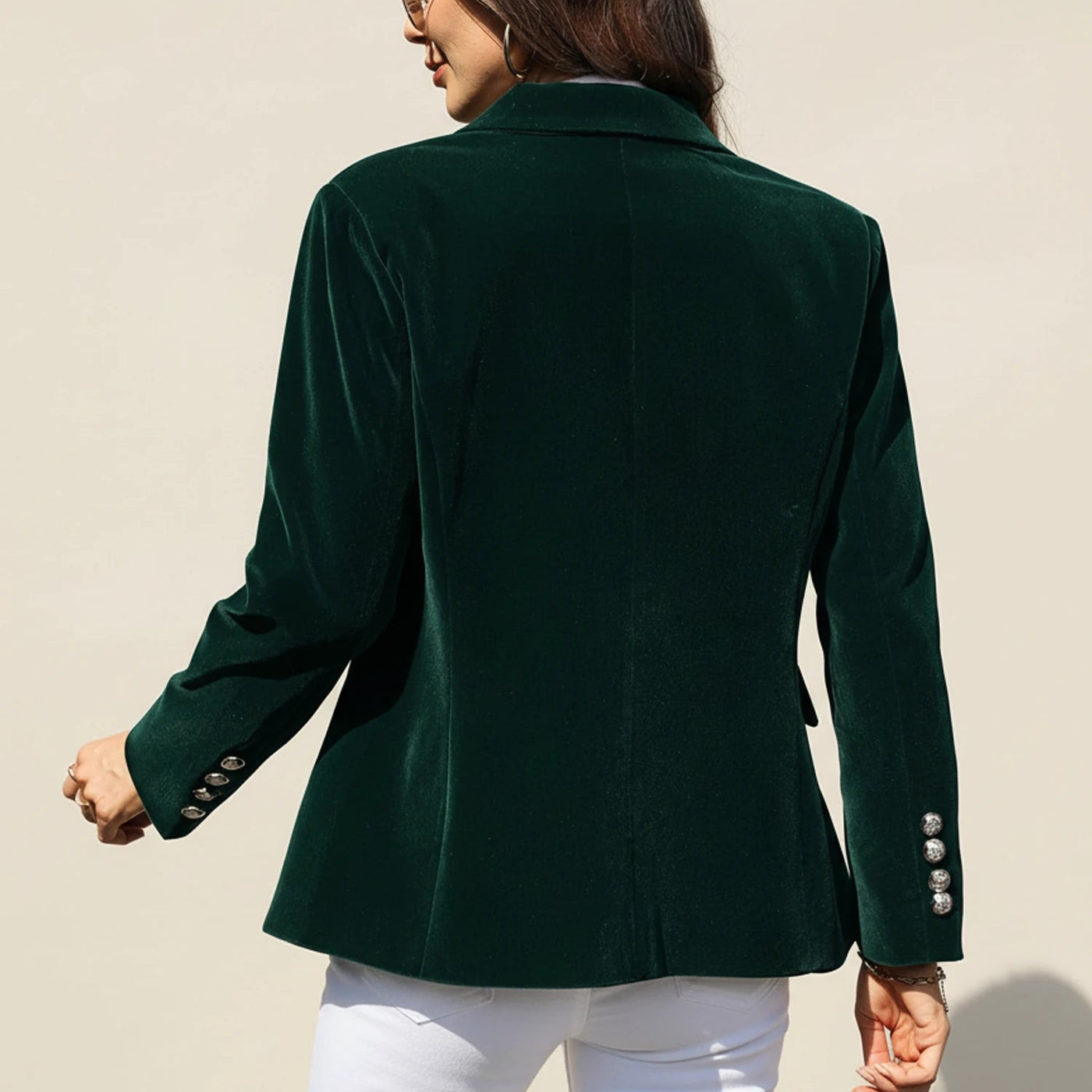 Sophia | Classic Notched Lapel Blazer in High-Quality Fabric for Effortless Elegance 2