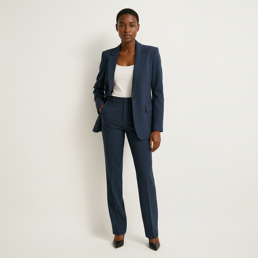 Sophia | Elegant Black Pant Suit Set for Professional Style and Timeless Elegance 1