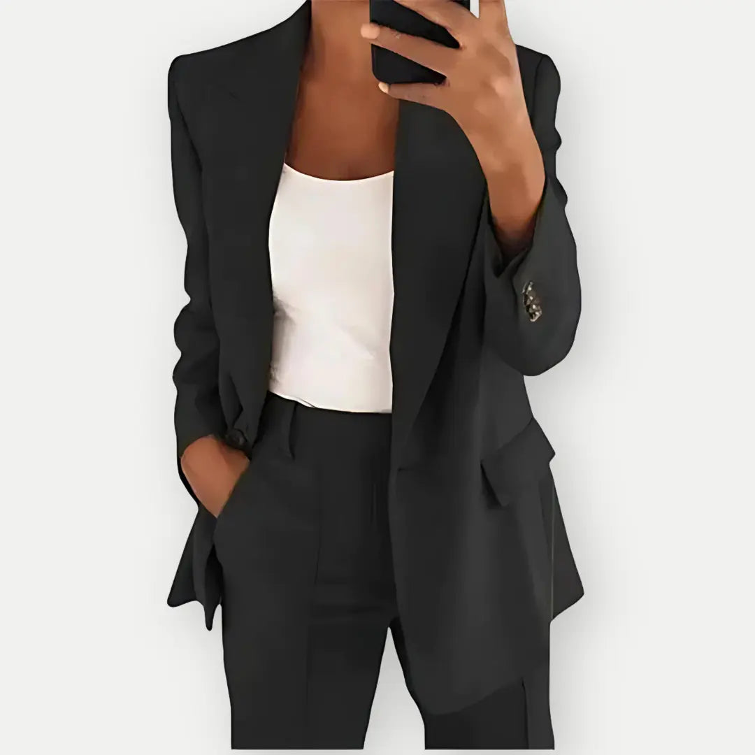 | Structured Suit Set with Timeless Office Appeal