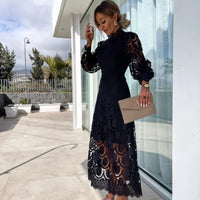 Stella | Elegant Long Sleeve Evening Dress for Summer Events and Formal Gatherings 3