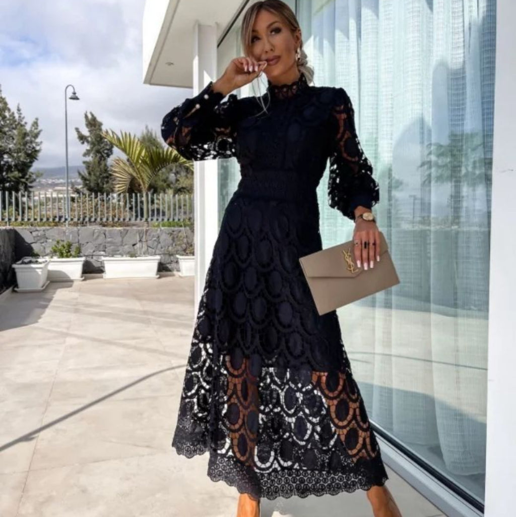 Stella | Elegant Long Sleeve Evening Dress for Summer Events and Formal Gatherings 5