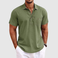 Theodore | Lightweight Linen Polo Shirt for Effortless Summer Style 4