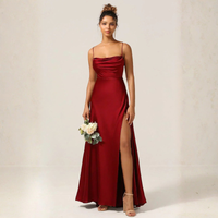 Women’s Long Evening Dress with Open Back