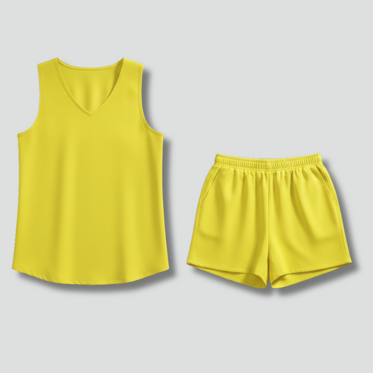 Madison | Women’s Two Piece Set with Sleeveless Tunic and Shorts
