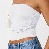 Sexy Strapless Bandeau Top for Summer