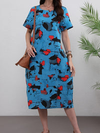 Women’s Elegant Linen Tunic Dress