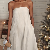 Elegant Backless Linen Dress, Women's High Waist Maxi, Summer Collection