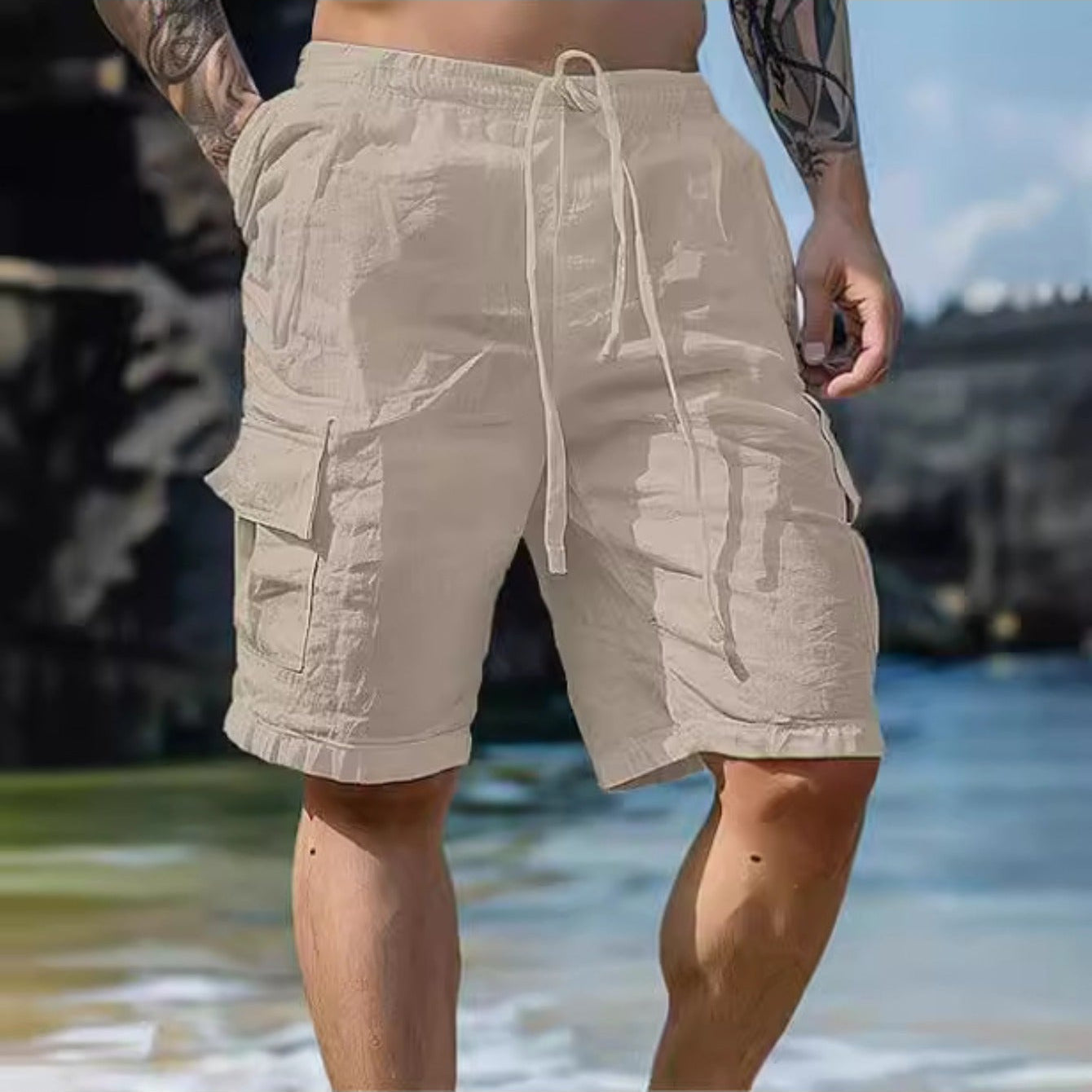 Men’s Lightweight Cotton Summer Shorts – Stay Cool and Confident All Day
