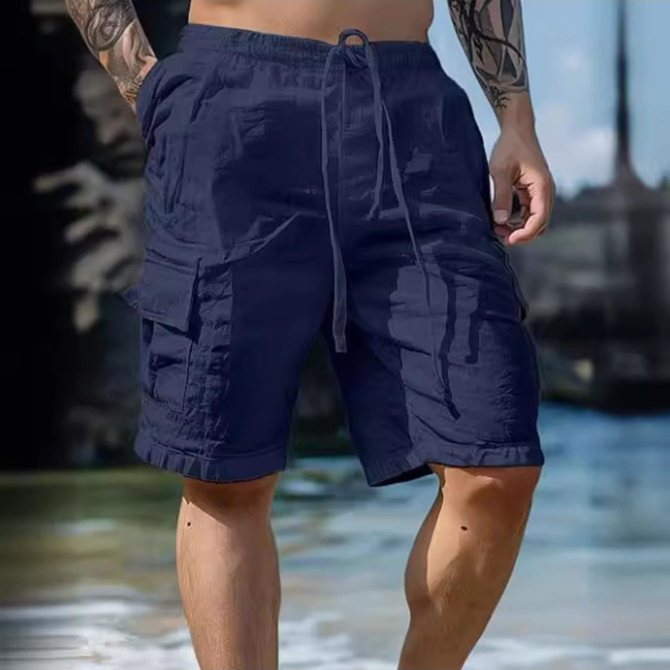 Men’s Lightweight Cotton Summer Shorts – Stay Cool and Confident All Day