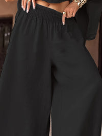 Women’s Casual Off-Shoulder Long Sleeve Top and Pants Set