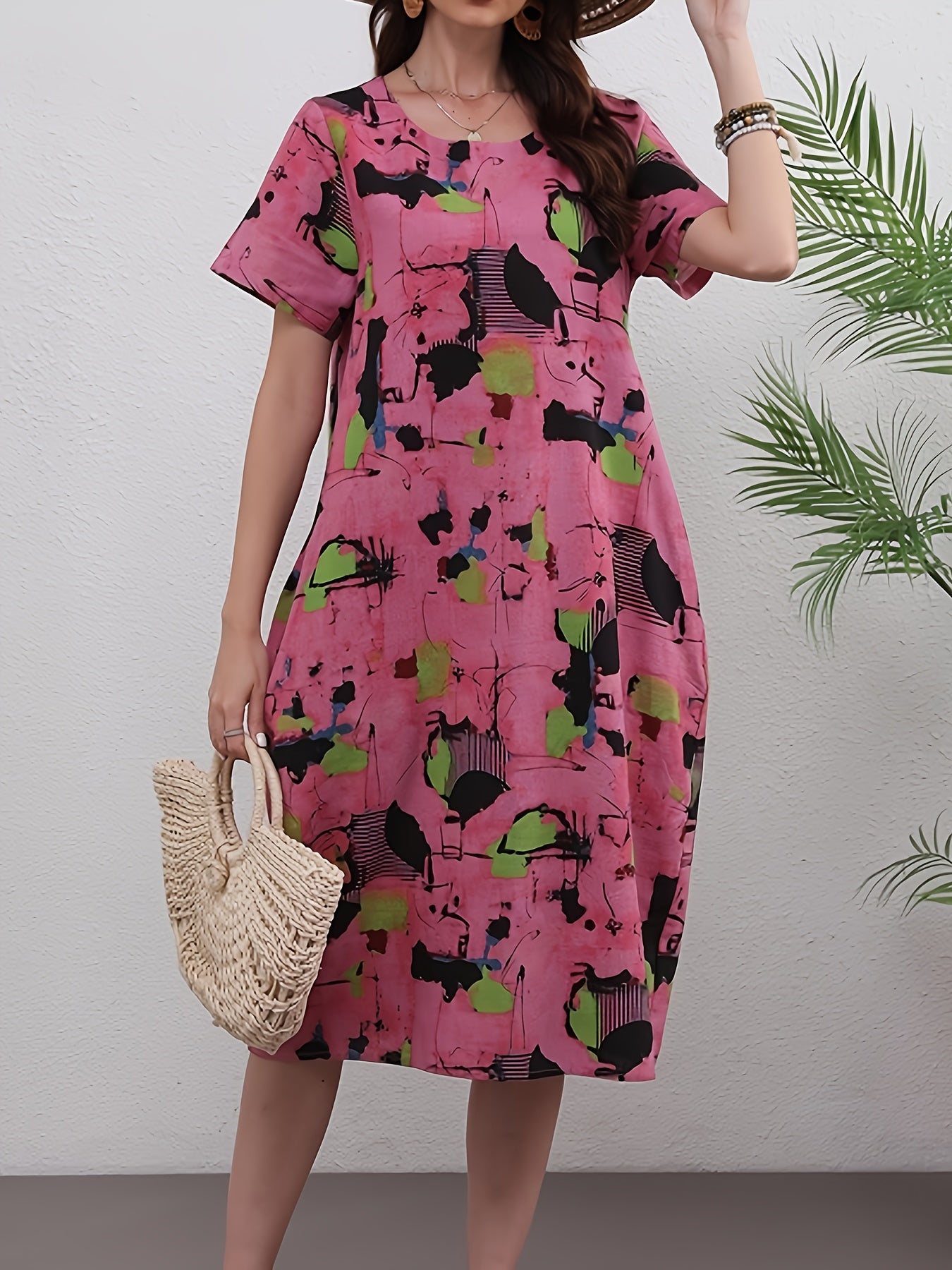 Women’s Elegant Linen Tunic Dress