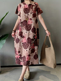 Women’s Elegant Linen Tunic Dress